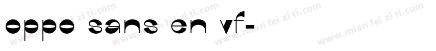 oppo sans en vf字体转换